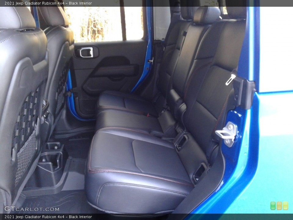 Black Interior Rear Seat for the 2021 Jeep Gladiator Rubicon 4x4 #140234618
