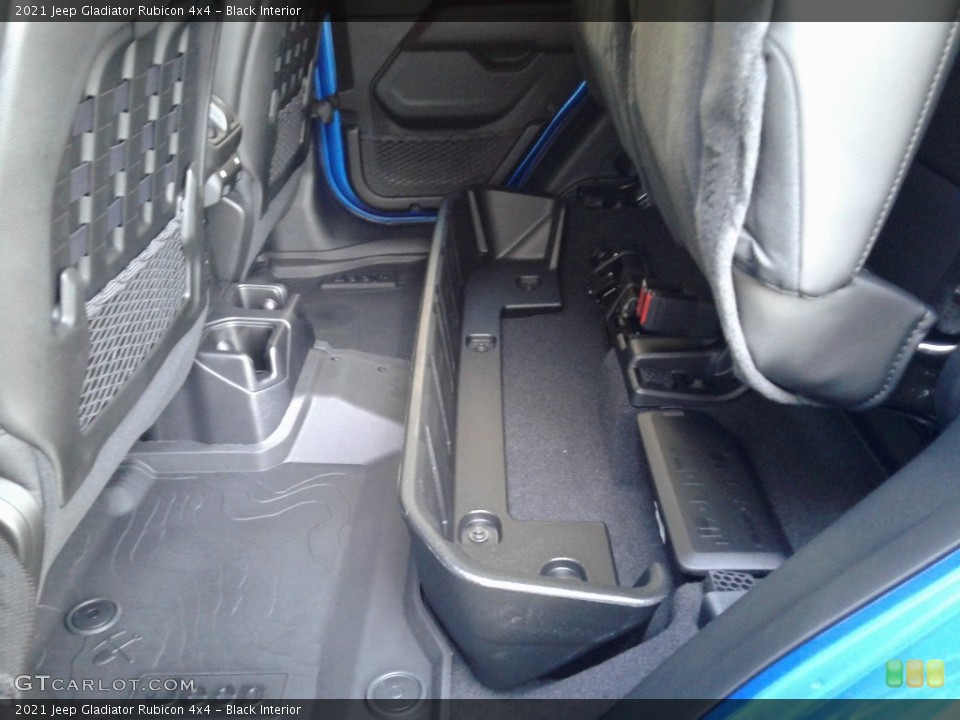 Black Interior Rear Seat for the 2021 Jeep Gladiator Rubicon 4x4 #140234643
