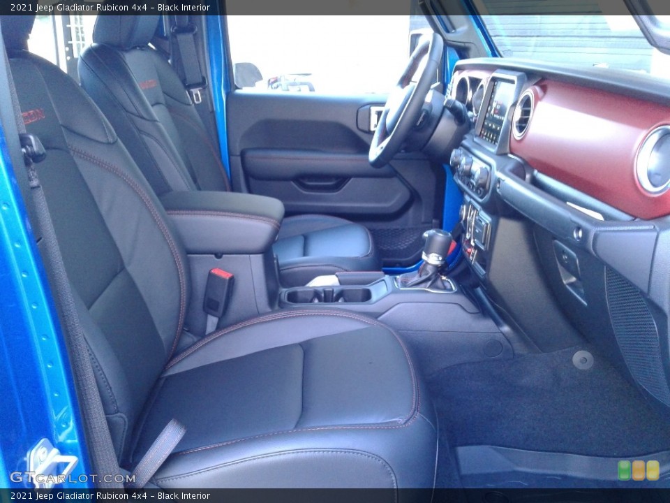 Black Interior Front Seat for the 2021 Jeep Gladiator Rubicon 4x4 #140234700