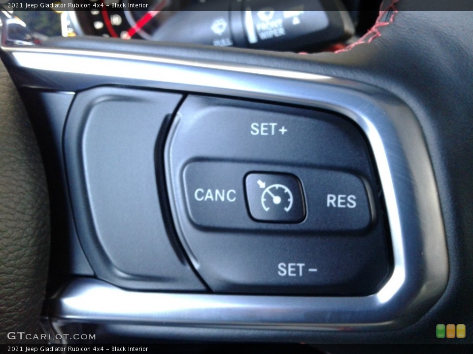 Black Interior Steering Wheel for the 2021 Jeep Gladiator Rubicon 4x4 #140234775