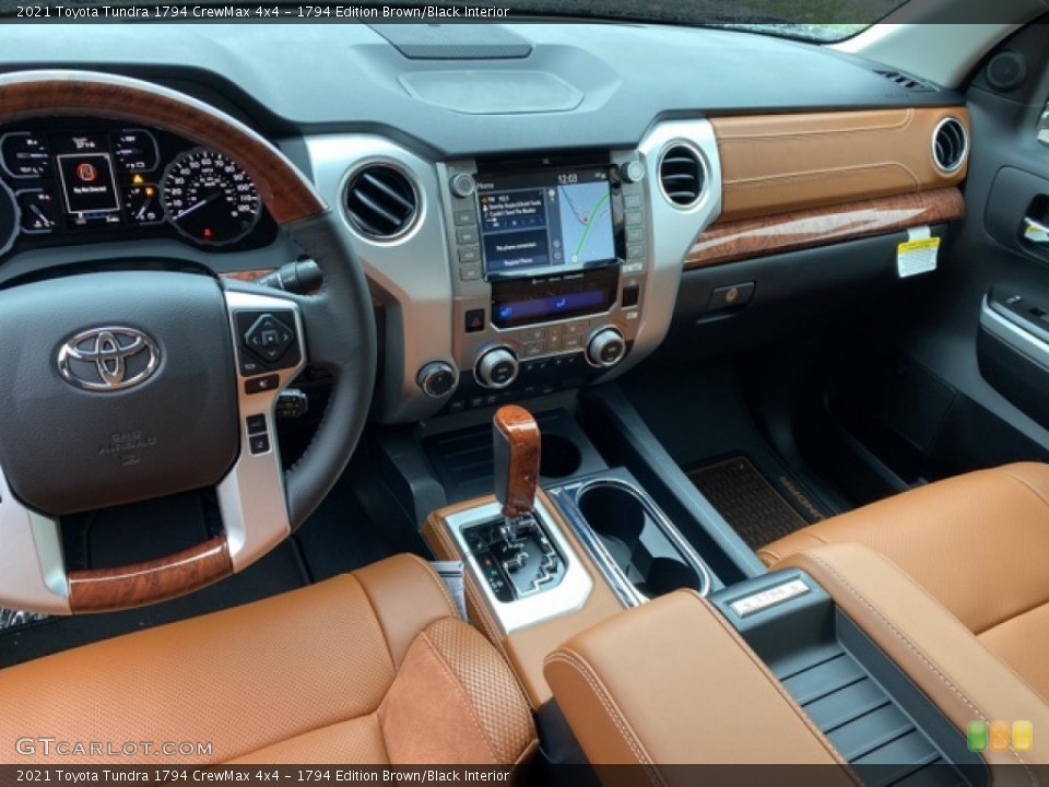 1794 Edition Brown/Black Interior Photo for the 2021 Toyota Tundra 1794 CrewMax 4x4 #140234871