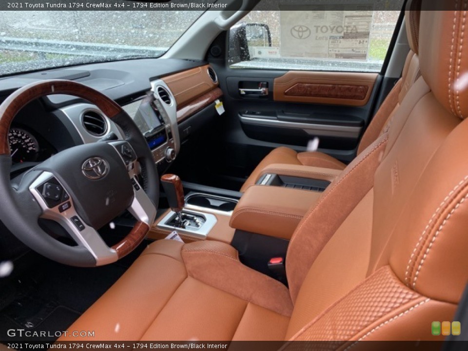 1794 Edition Brown/Black Interior Front Seat for the 2021 Toyota Tundra 1794 CrewMax 4x4 #140234892