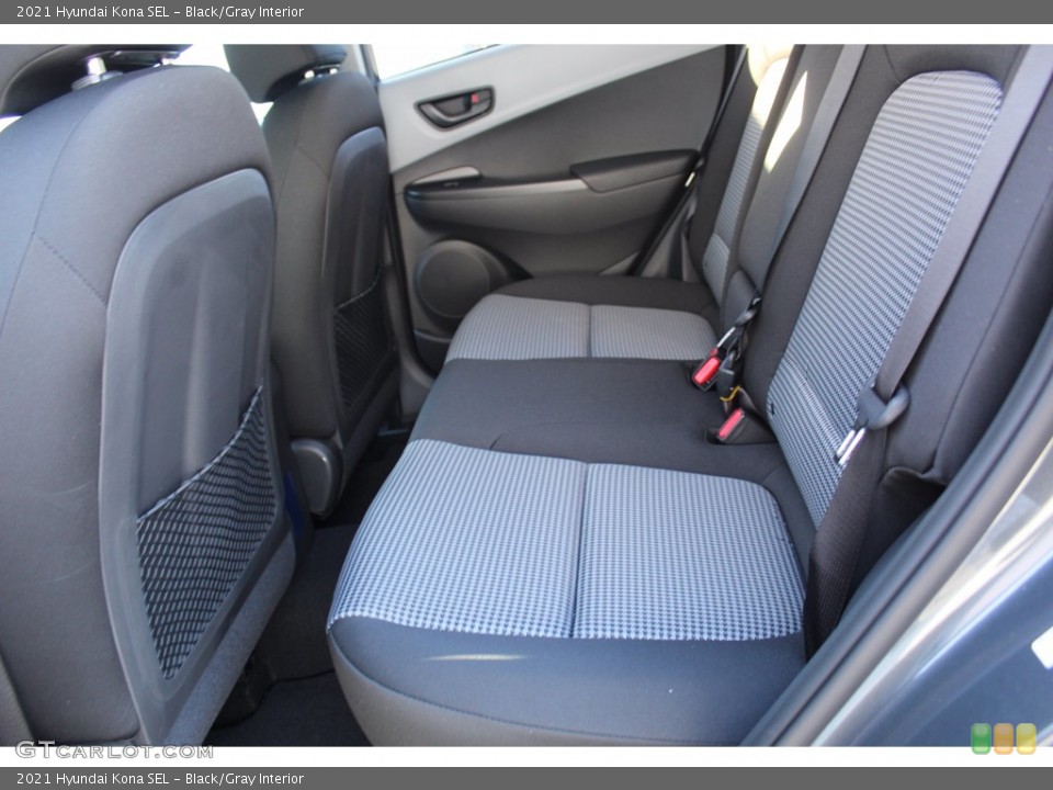 Black/Gray Interior Rear Seat for the 2021 Hyundai Kona SEL #140235282