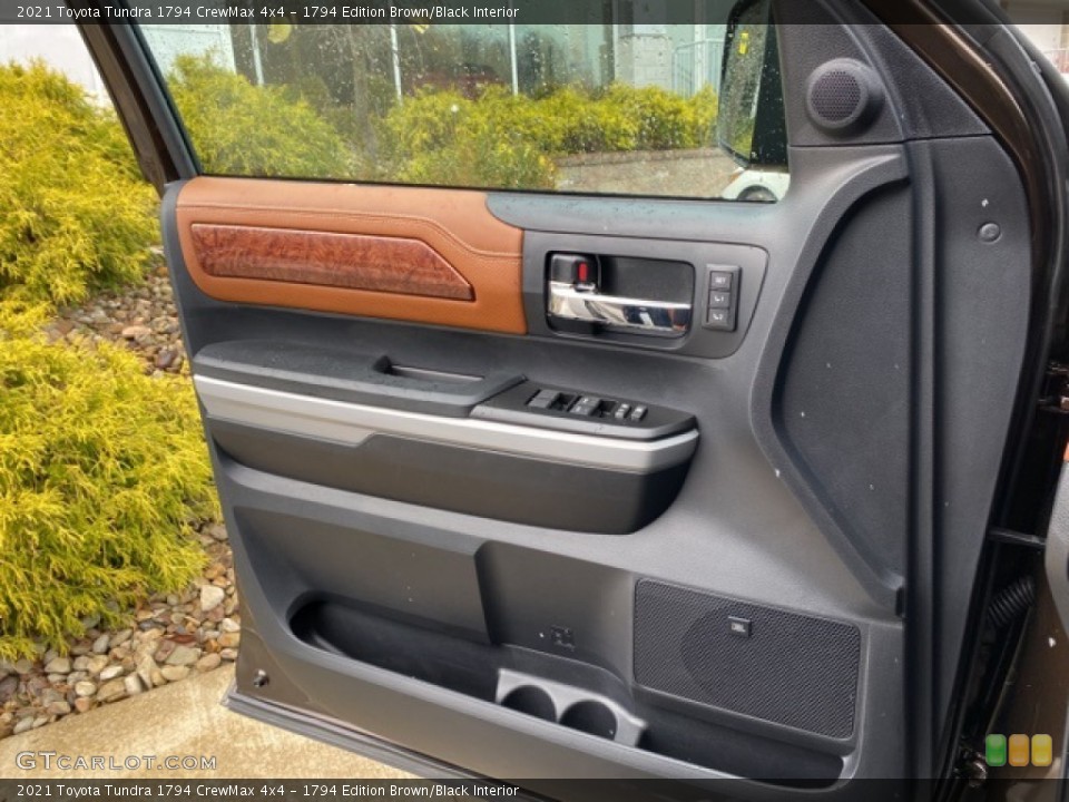 1794 Edition Brown/Black Interior Door Panel for the 2021 Toyota Tundra 1794 CrewMax 4x4 #140235285