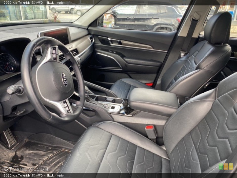 Black Interior Photo for the 2020 Kia Telluride SX AWD #140235606