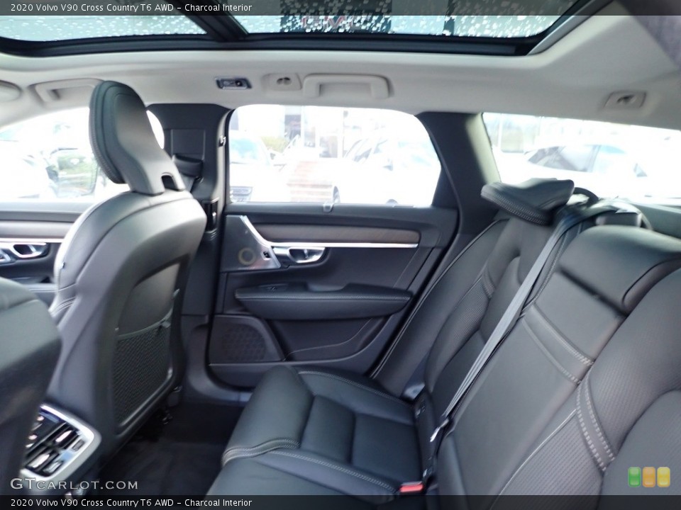 Charcoal Interior Rear Seat for the 2020 Volvo V90 Cross Country T6 AWD #140236149