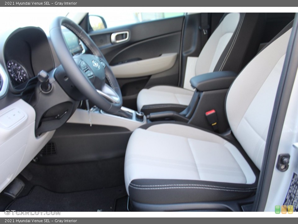 Gray Interior Front Seat for the 2021 Hyundai Venue SEL #140236821