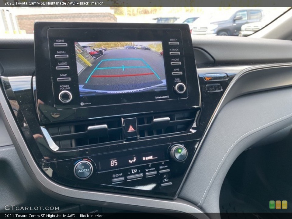 Black Interior Controls for the 2021 Toyota Camry SE Nightshade AWD #140237133