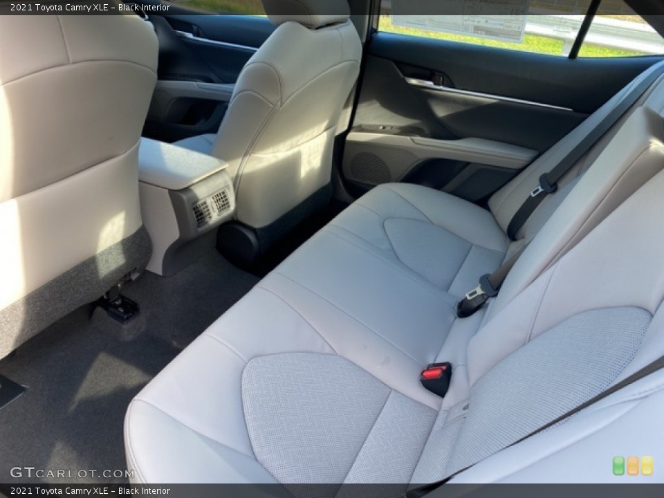 Black Interior Rear Seat for the 2021 Toyota Camry XLE #140238366