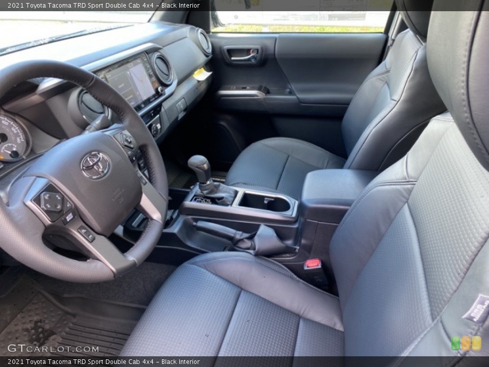 Black Interior Front Seat for the 2021 Toyota Tacoma TRD Sport Double Cab 4x4 #140238453