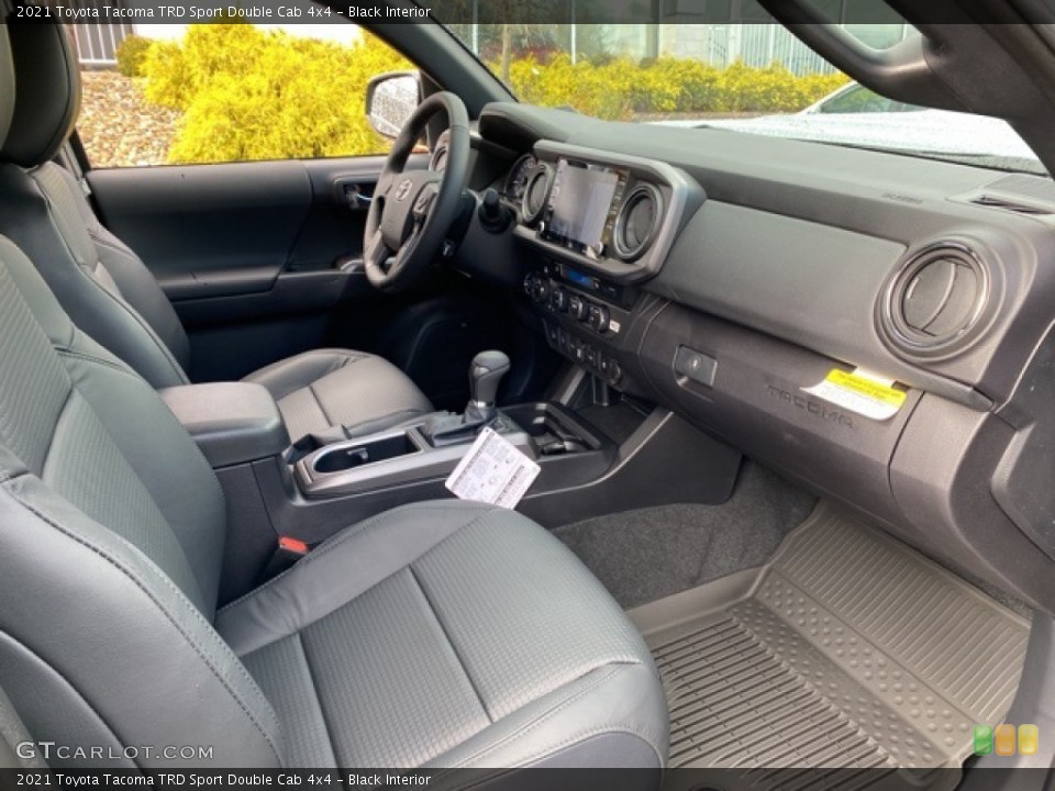 Black Interior Front Seat for the 2021 Toyota Tacoma TRD Sport Double Cab 4x4 #140238543