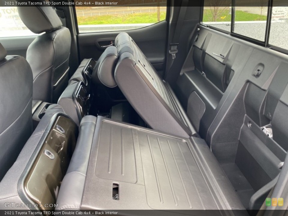 Black Interior Rear Seat for the 2021 Toyota Tacoma TRD Sport Double Cab 4x4 #140238693
