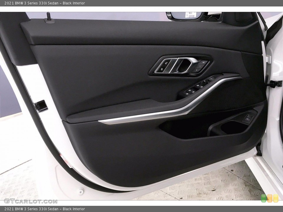 Black Interior Door Panel for the 2021 BMW 3 Series 330i Sedan #140239545