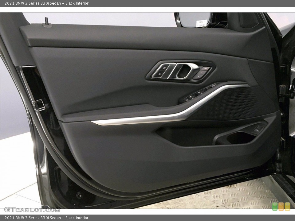Black Interior Door Panel for the 2021 BMW 3 Series 330i Sedan #140239938