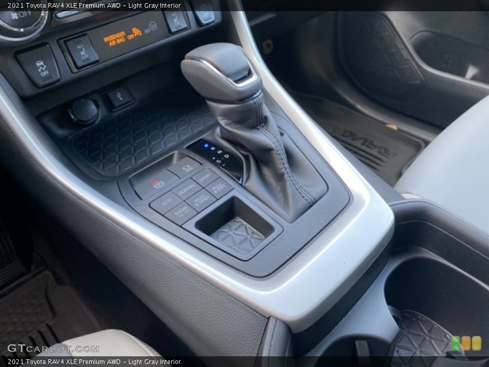 Light Gray Interior Transmission for the 2021 Toyota RAV4 XLE Premium AWD #140241902