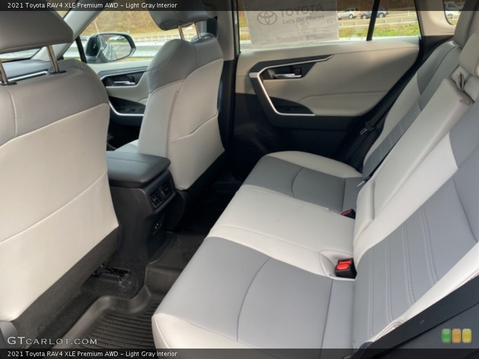 Light Gray Interior Rear Seat for the 2021 Toyota RAV4 XLE Premium AWD #140242355