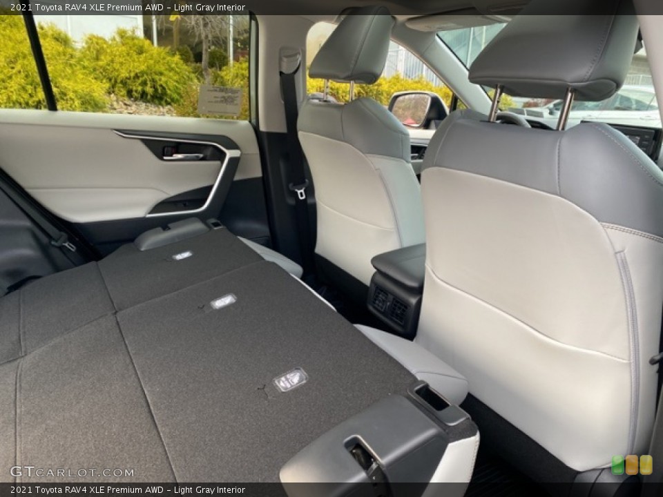 Light Gray Interior Rear Seat for the 2021 Toyota RAV4 XLE Premium AWD #140242424