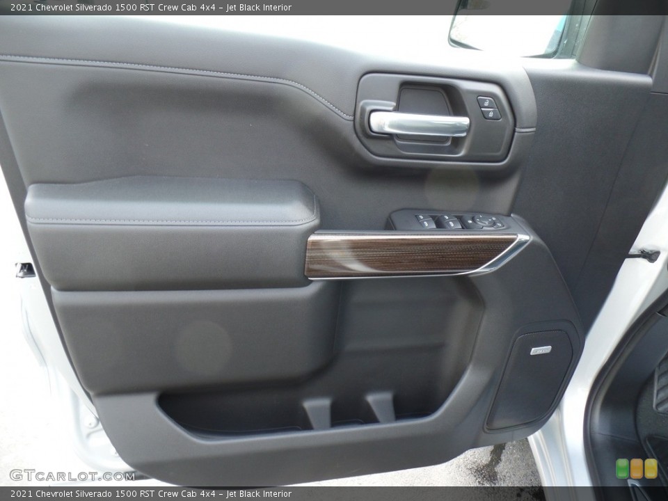 Jet Black Interior Door Panel for the 2021 Chevrolet Silverado 1500 RST Crew Cab 4x4 #140242574