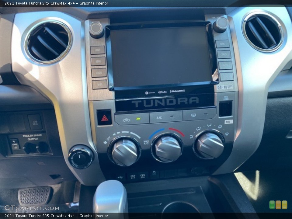 Graphite Interior Controls for the 2021 Toyota Tundra SR5 CrewMax 4x4 #140242850