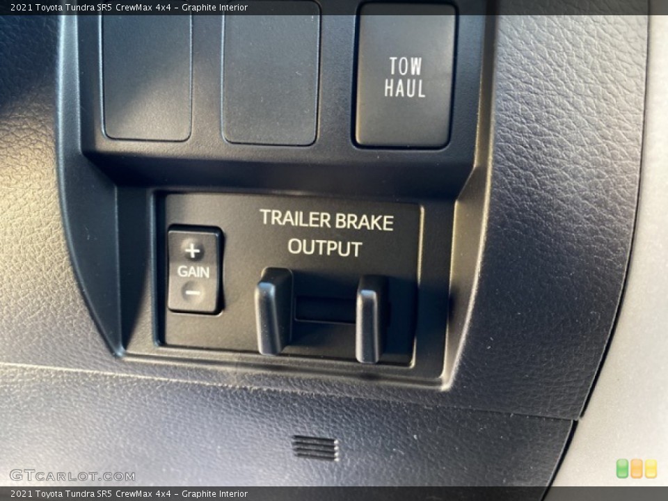 Graphite Interior Controls for the 2021 Toyota Tundra SR5 CrewMax 4x4 #140242925