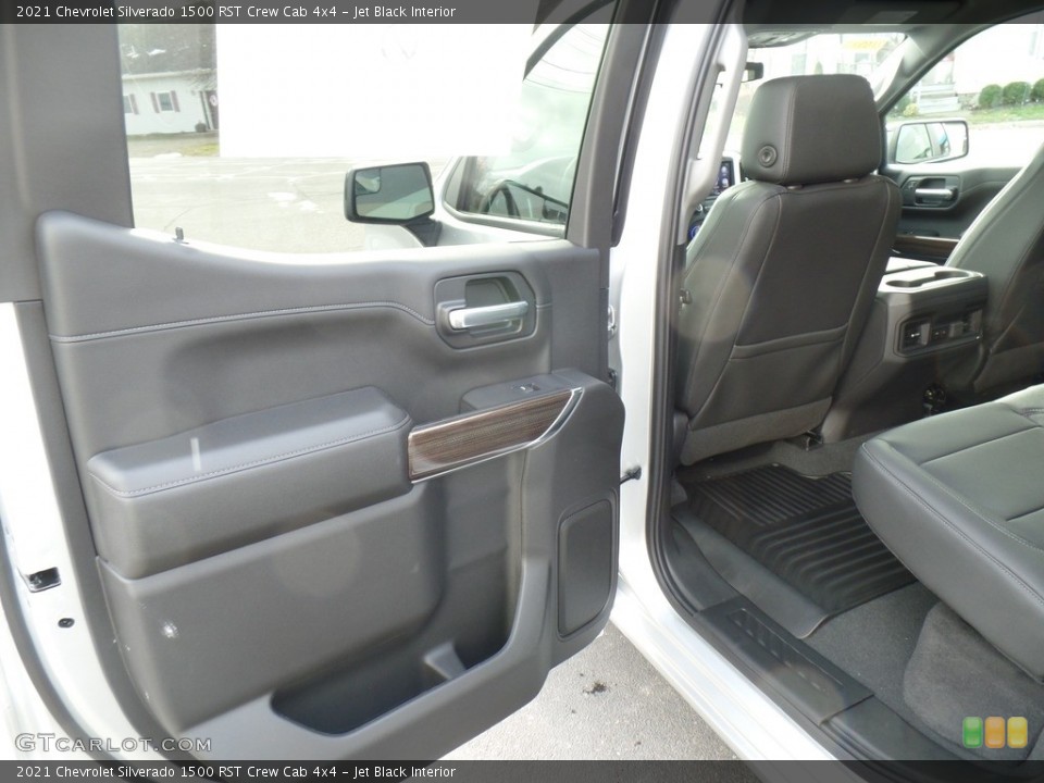 Jet Black Interior Door Panel for the 2021 Chevrolet Silverado 1500 RST Crew Cab 4x4 #140243129