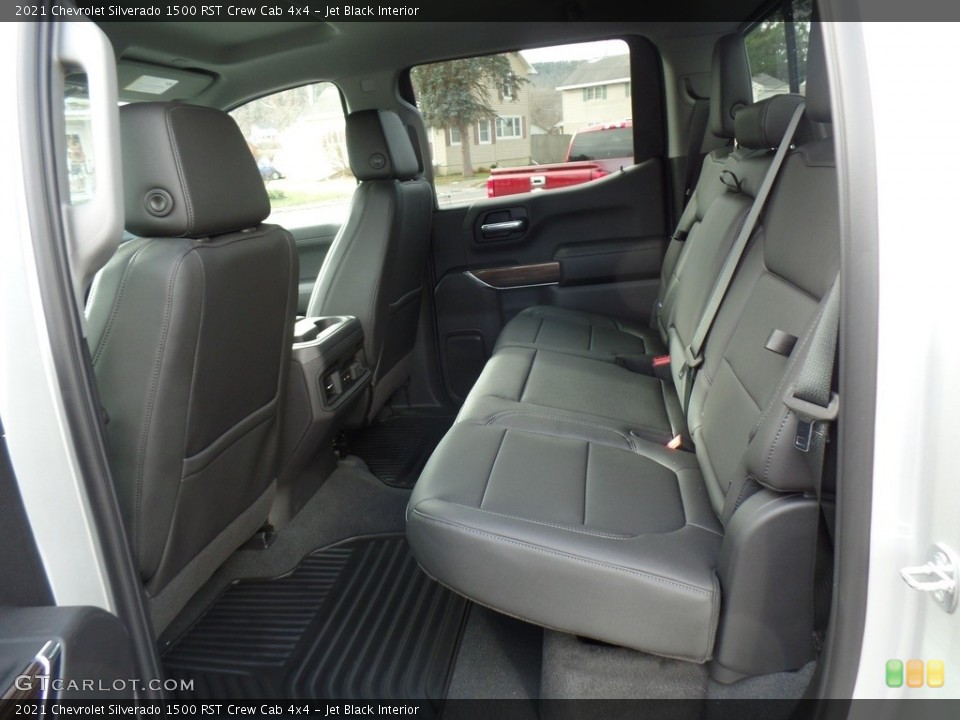 Jet Black Interior Rear Seat for the 2021 Chevrolet Silverado 1500 RST Crew Cab 4x4 #140243150