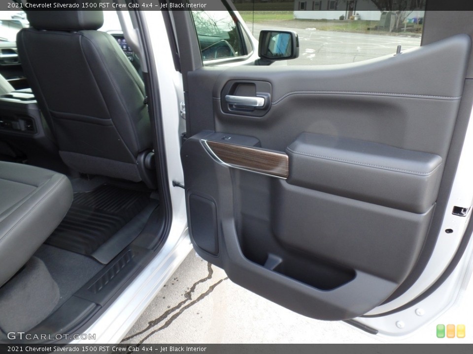 Jet Black Interior Door Panel for the 2021 Chevrolet Silverado 1500 RST Crew Cab 4x4 #140243225
