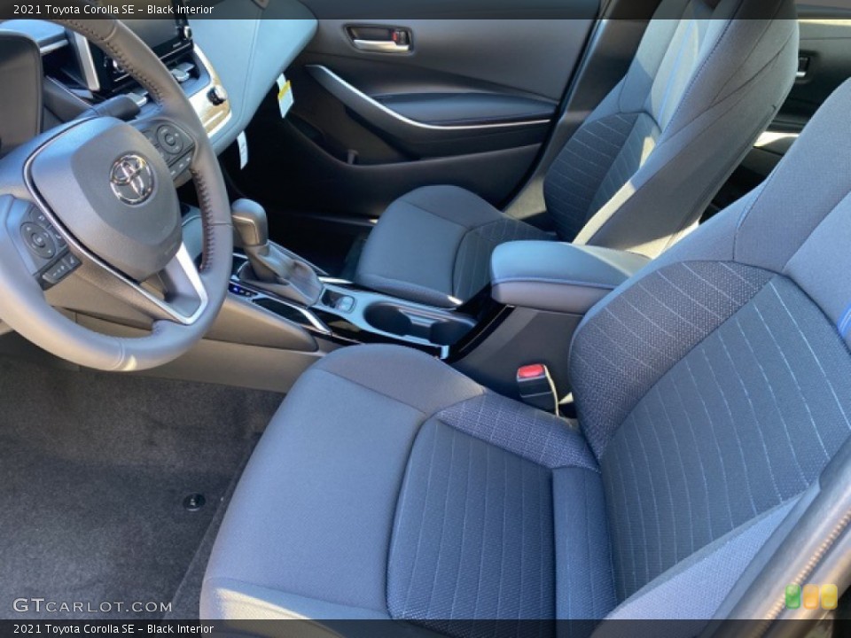 Black Interior Photo for the 2021 Toyota Corolla SE #140243280