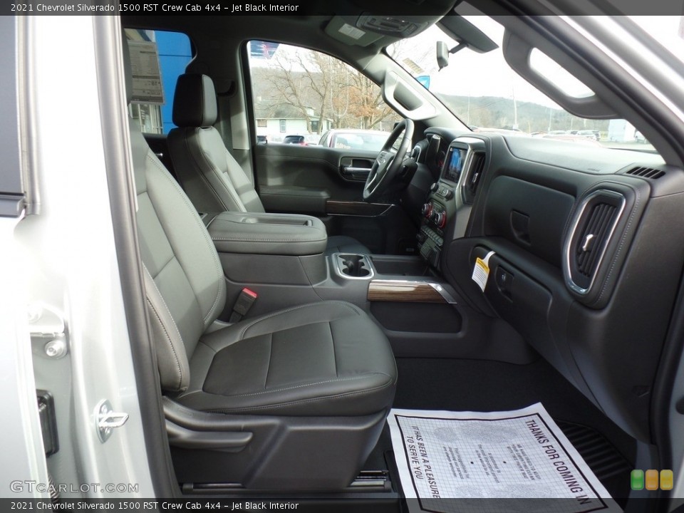 Jet Black Interior Front Seat for the 2021 Chevrolet Silverado 1500 RST Crew Cab 4x4 #140243348