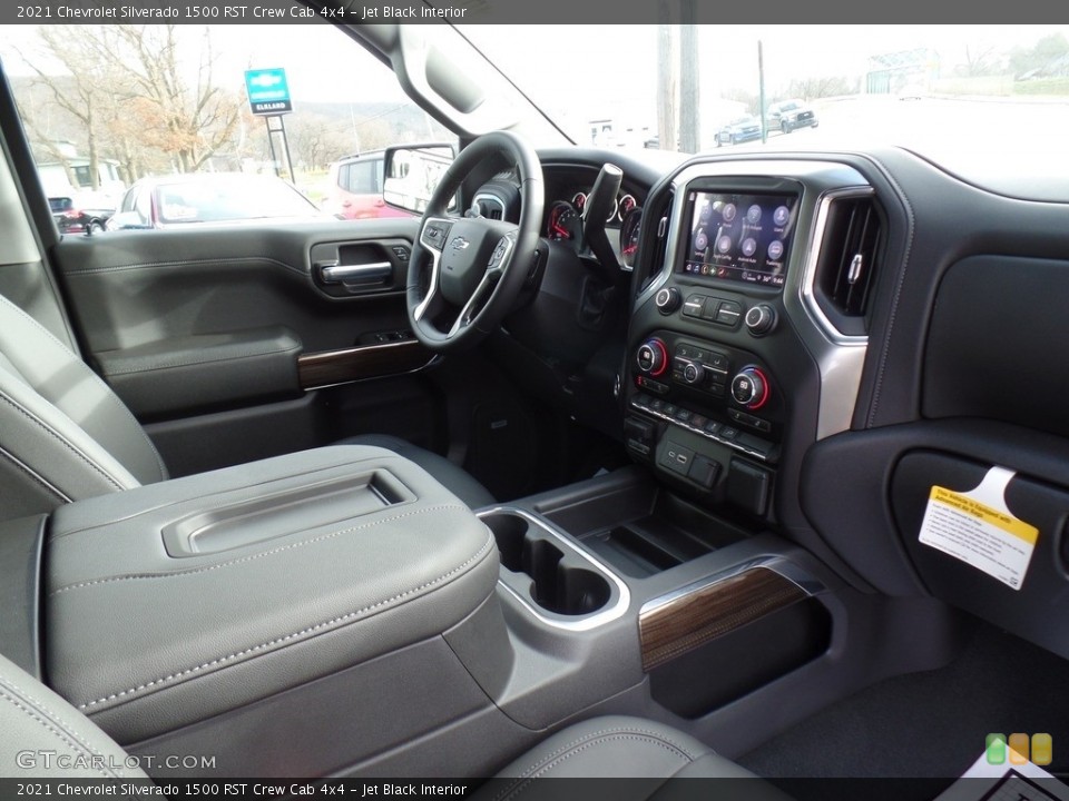 Jet Black Interior Front Seat for the 2021 Chevrolet Silverado 1500 RST Crew Cab 4x4 #140243375