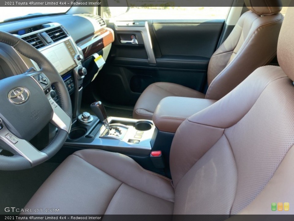 Redwood Interior Front Seat for the 2021 Toyota 4Runner Limited 4x4