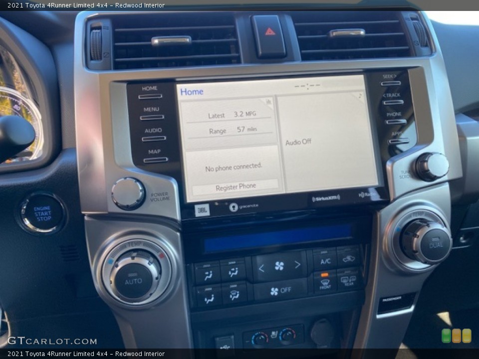 Redwood Interior Controls for the 2021 Toyota 4Runner Limited 4x4 #140244041