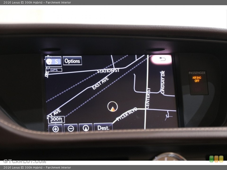 Parchment Interior Navigation for the 2016 Lexus ES 300h Hybrid #140244353