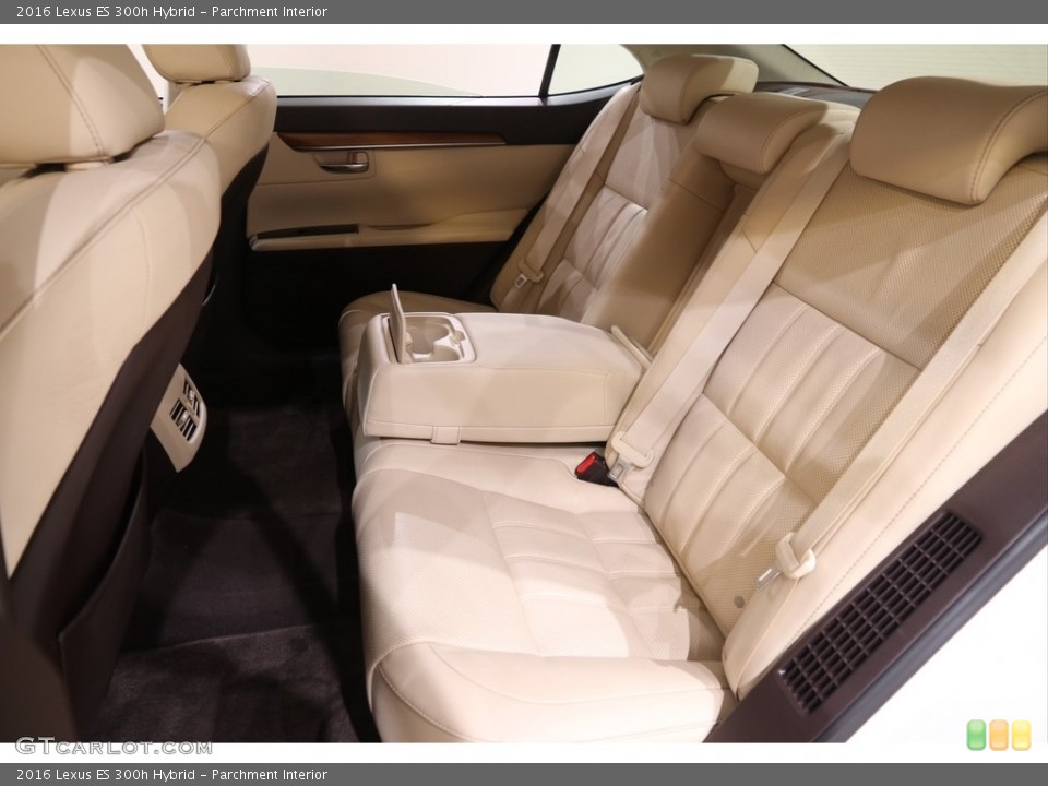 Parchment Interior Rear Seat for the 2016 Lexus ES 300h Hybrid #140244575