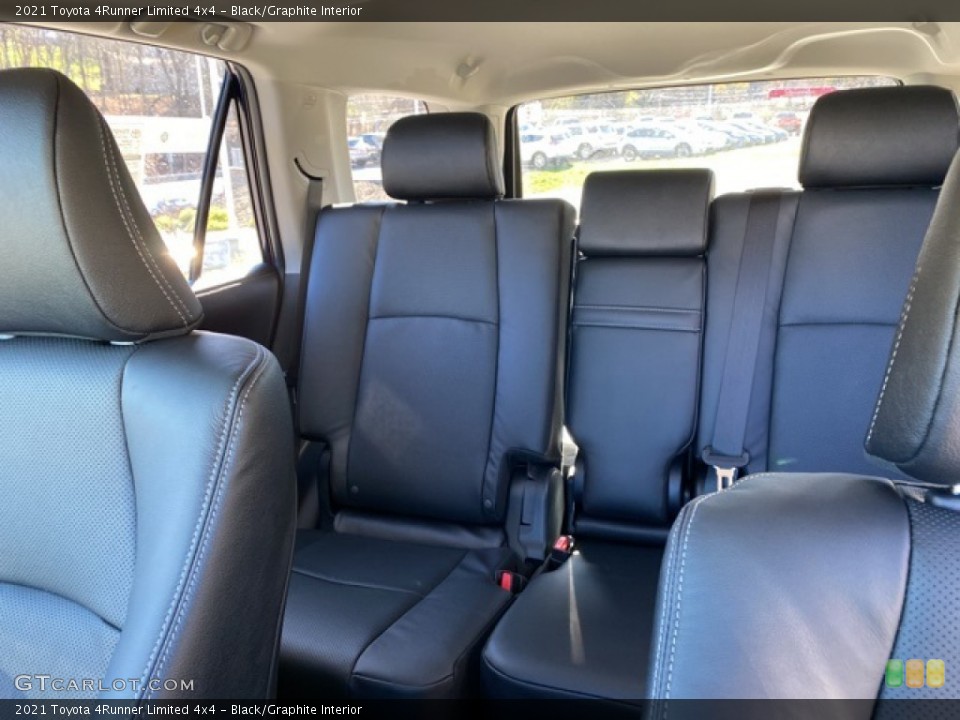 Black/Graphite Interior Rear Seat for the 2021 Toyota 4Runner Limited 4x4 #140245043