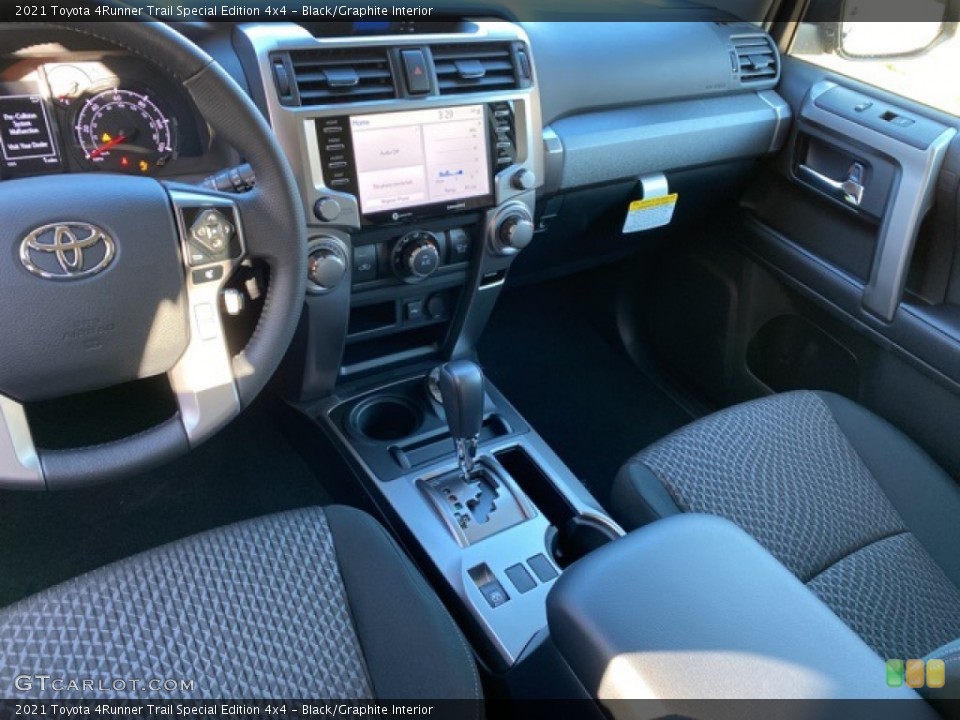 Black/Graphite Interior Photo for the 2021 Toyota 4Runner Trail Special Edition 4x4 #140245451