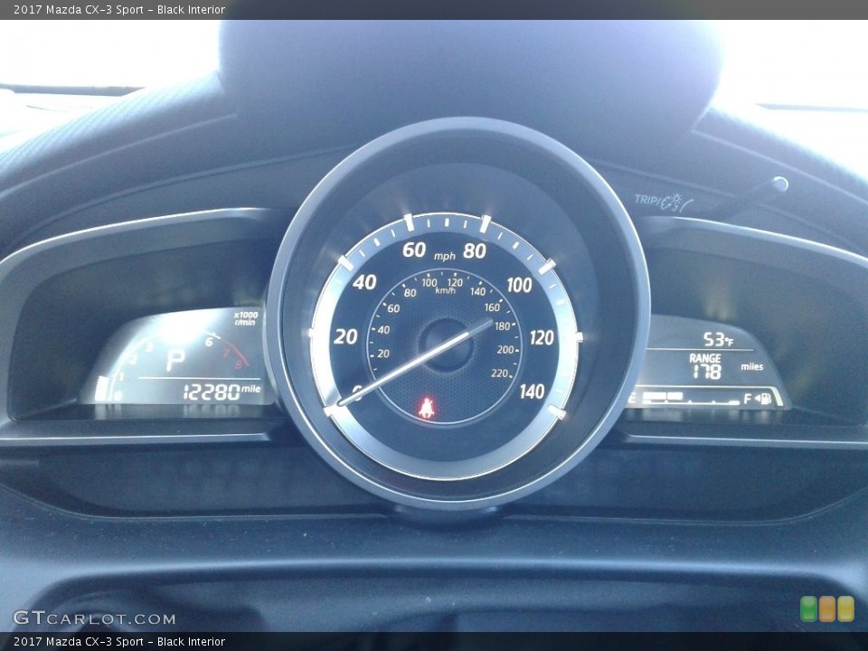 Black Interior Gauges for the 2017 Mazda CX-3 Sport #140245817