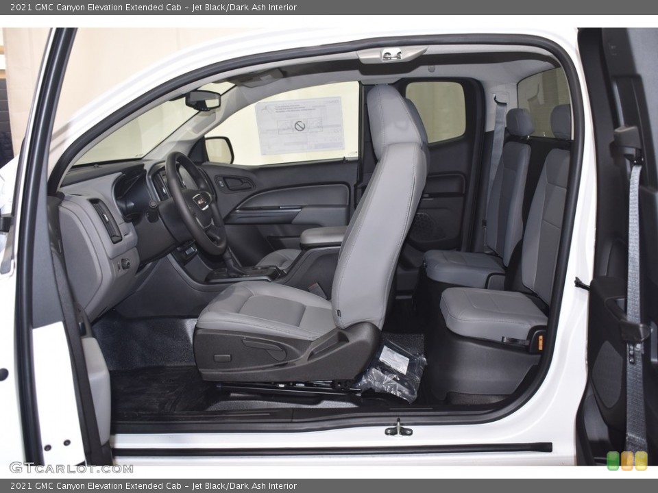 Jet Black/Dark Ash Interior Photo for the 2021 GMC Canyon Elevation Extended Cab #140246105