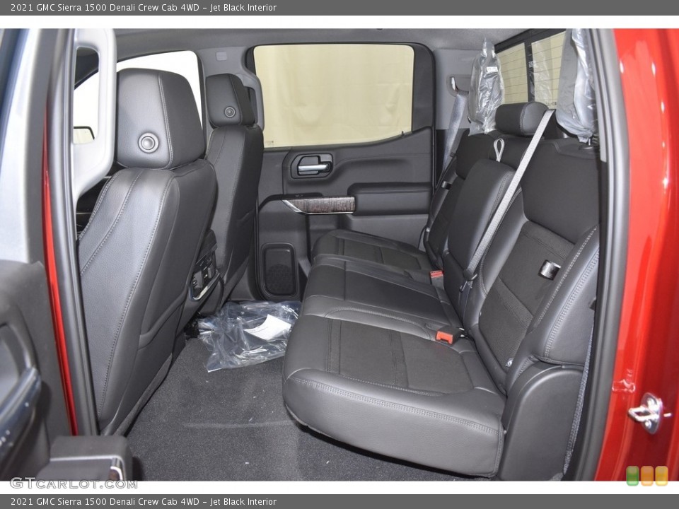 Jet Black Interior Rear Seat for the 2021 GMC Sierra 1500 Denali Crew Cab 4WD #140246494