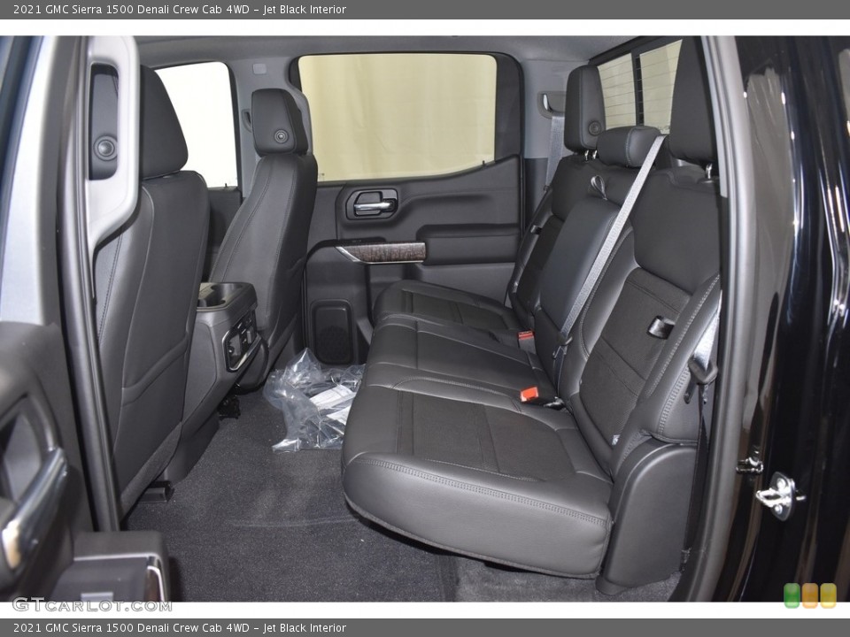 Jet Black Interior Rear Seat for the 2021 GMC Sierra 1500 Denali Crew Cab 4WD #140246711