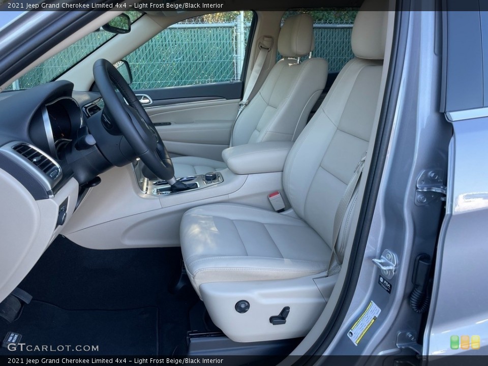 Light Frost Beige/Black Interior Photo for the 2021 Jeep Grand Cherokee Limited 4x4 #140246984