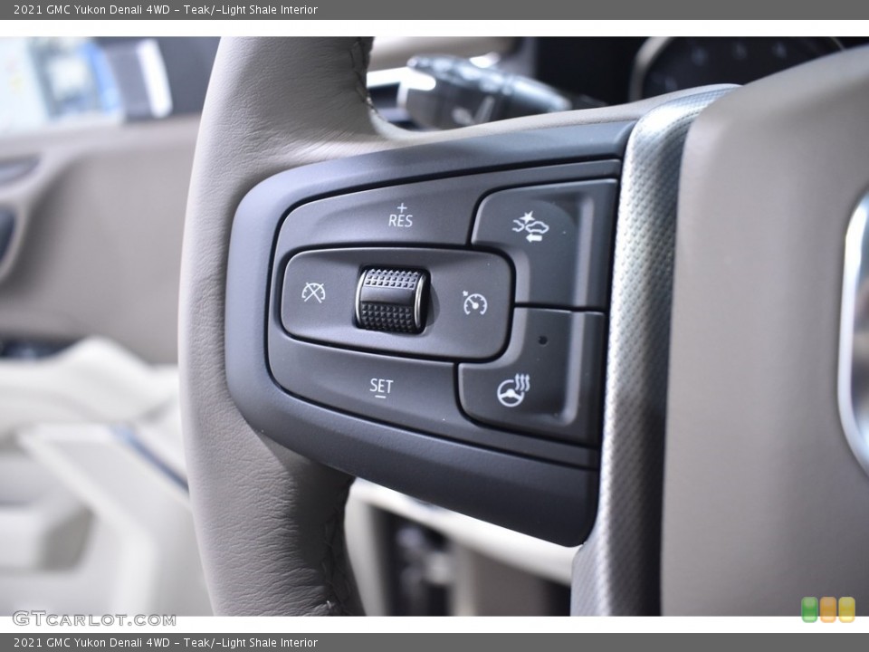 Teak/­Light Shale Interior Steering Wheel for the 2021 GMC Yukon Denali 4WD #140247099