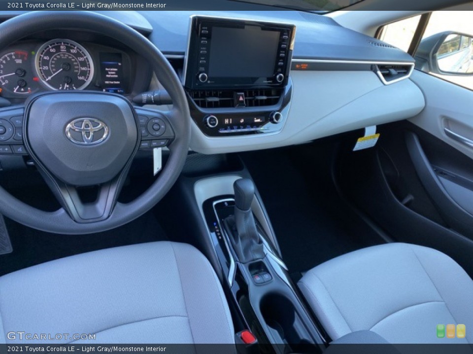 Light Gray/Moonstone Interior Dashboard for the 2021 Toyota Corolla LE #140247173