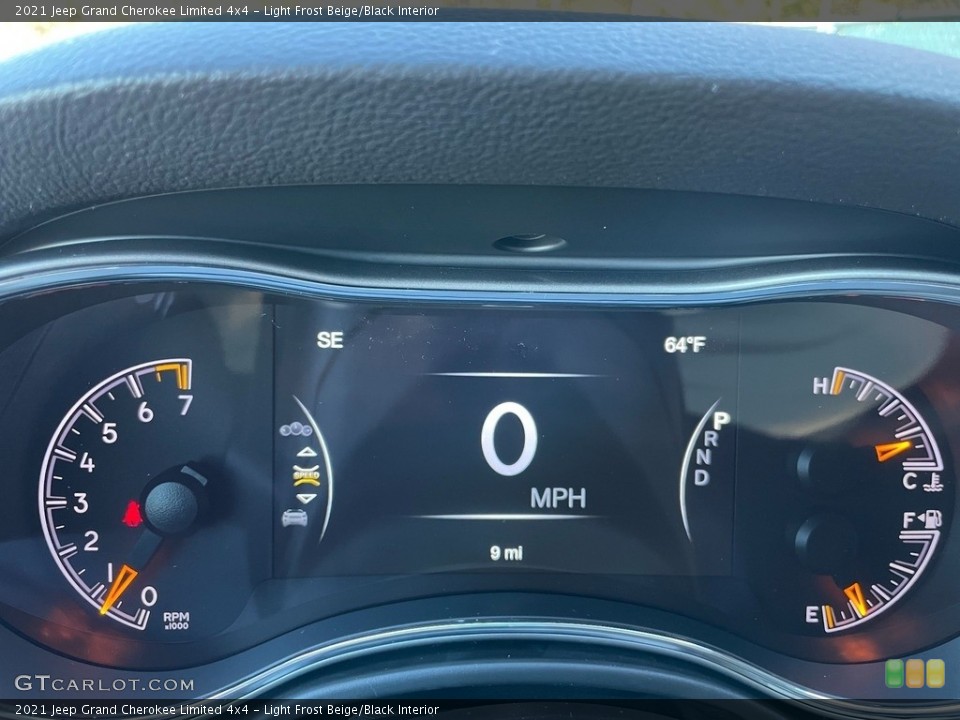 Light Frost Beige/Black Interior Gauges for the 2021 Jeep Grand Cherokee Limited 4x4 #140247220