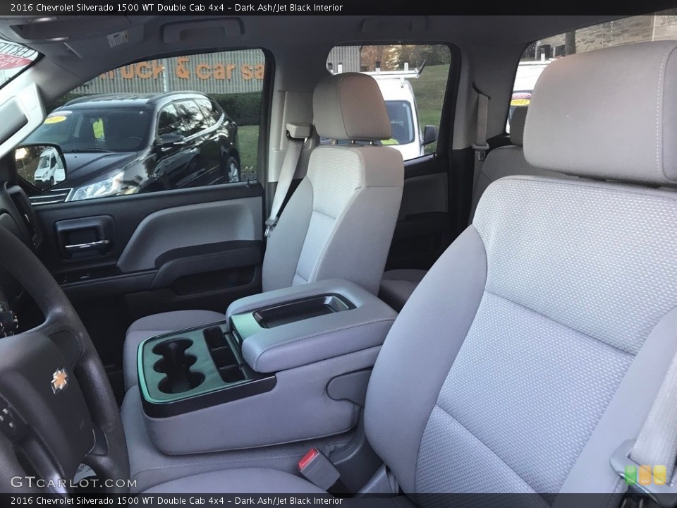 Dark Ash/Jet Black Interior Front Seat for the 2016 Chevrolet Silverado 1500 WT Double Cab 4x4 #140247704