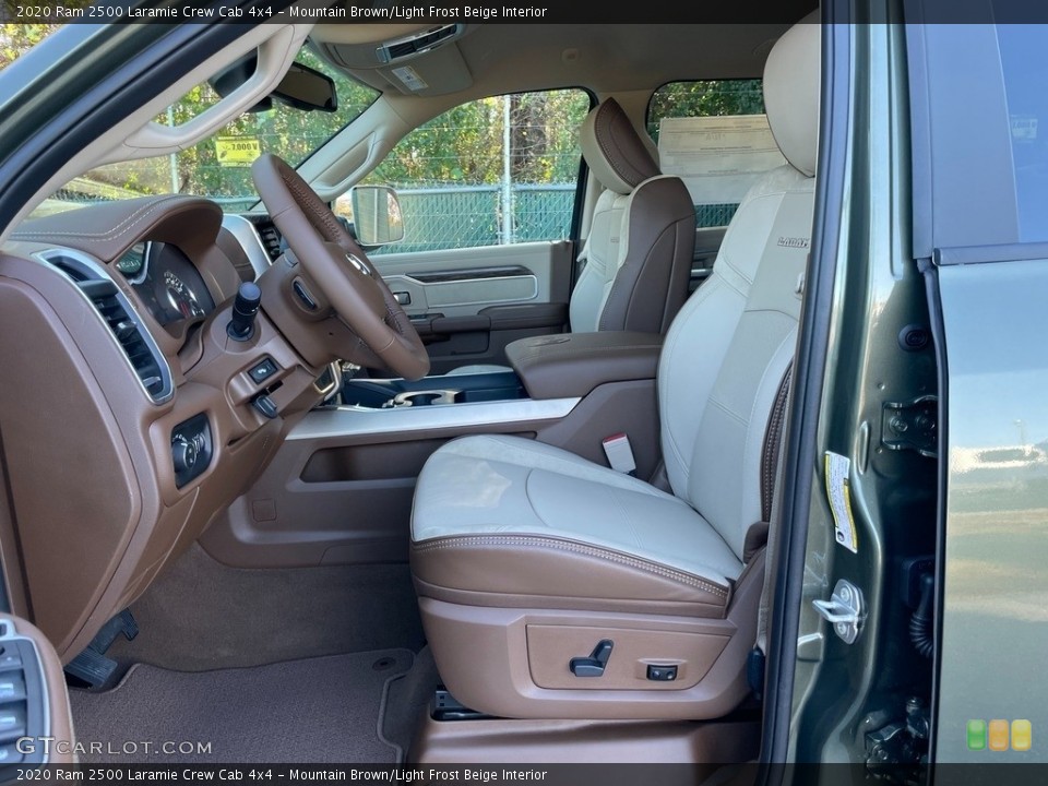 Mountain Brown/Light Frost Beige Interior Photo for the 2020 Ram 2500 Laramie Crew Cab 4x4 #140247734