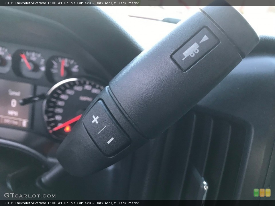 Dark Ash/Jet Black Interior Controls for the 2016 Chevrolet Silverado 1500 WT Double Cab 4x4 #140247827