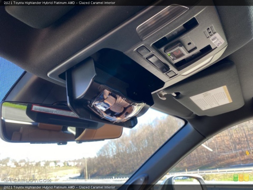 Glazed Caramel Interior Controls for the 2021 Toyota Highlander Hybrid Platinum AWD #140247878