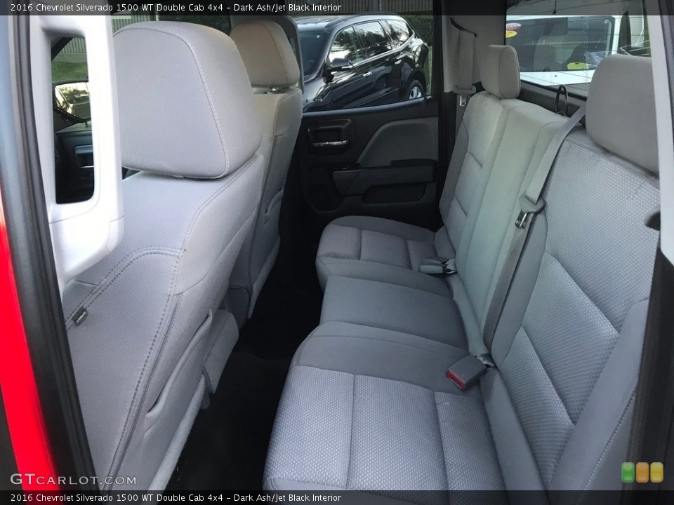 Dark Ash/Jet Black Interior Rear Seat for the 2016 Chevrolet Silverado 1500 WT Double Cab 4x4 #140247956