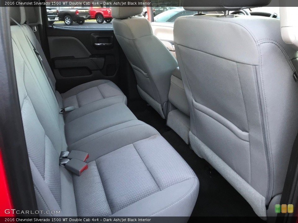 Dark Ash/Jet Black Interior Rear Seat for the 2016 Chevrolet Silverado 1500 WT Double Cab 4x4 #140247990